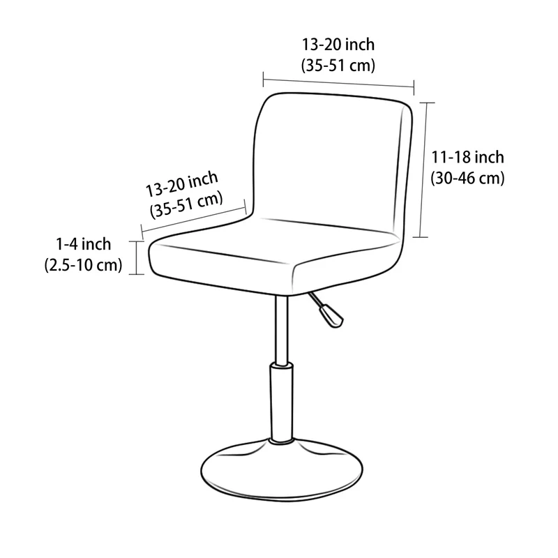 1/4pcs Jacquard Bar Stool Cove - Home Bar Lounge 评论和价格