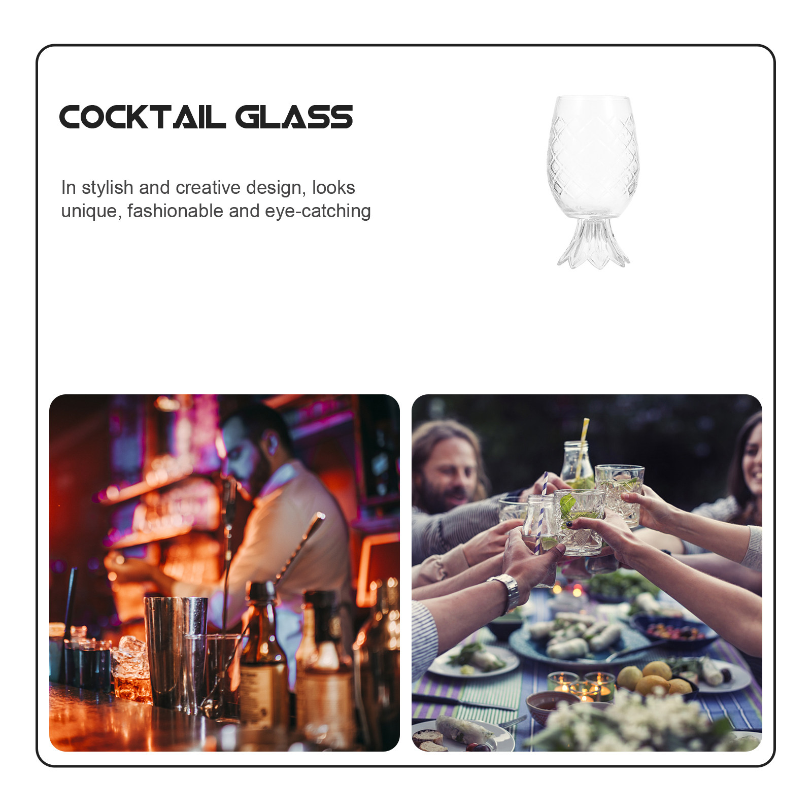 Premium Pineapple-Shaped Cockt - Home Bar Set 评论和价格